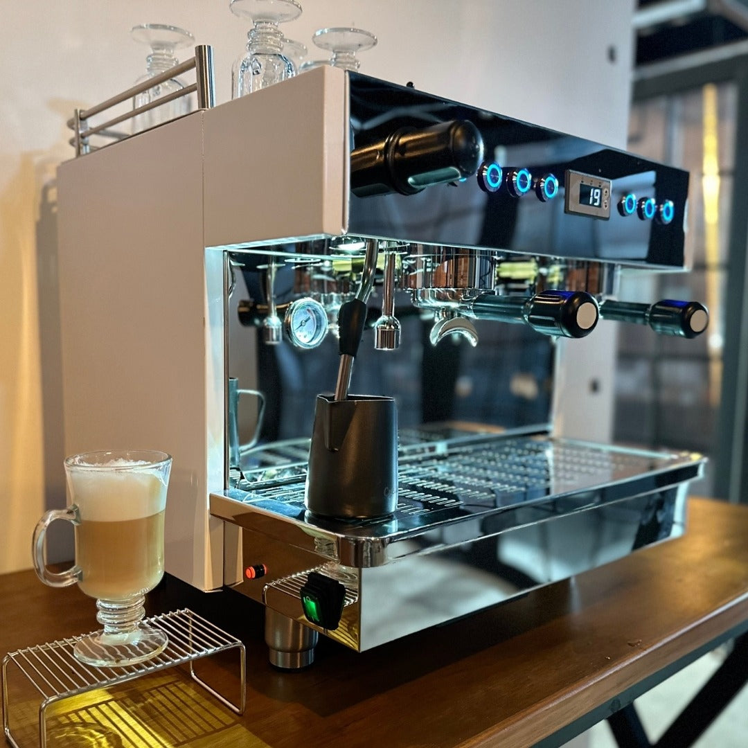 Cafetera Comercial Semiautomática | Acero Inoxidable | 110V Reacondicionada