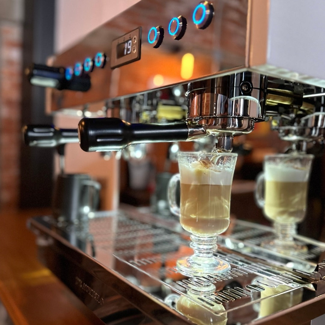 Cafetera Comercial Semiautomática | Acero Inoxidable | 110V Reacondicionada
