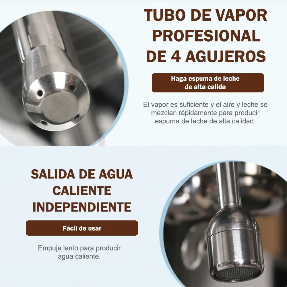 Cafetera Comercial Semiautomática | Acero Inoxidable | 110V Reacondicionada