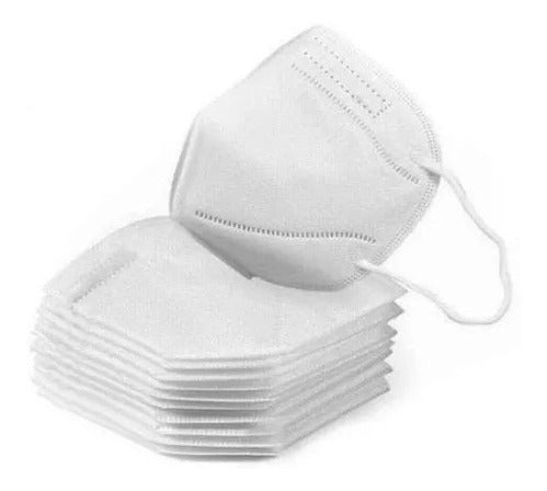 Cubrebocas KN95 Certificado | 5 Capas | 20 Piezas | Blanco