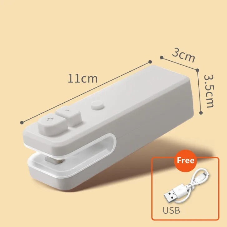 Mini Selladora 2 en 1 | Sella y Corta al Instante | Portátil