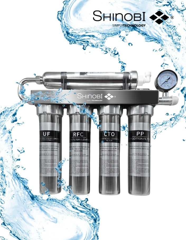 Purificador de Agua Alcalina | 5 Etapas | Sistema Shinobi