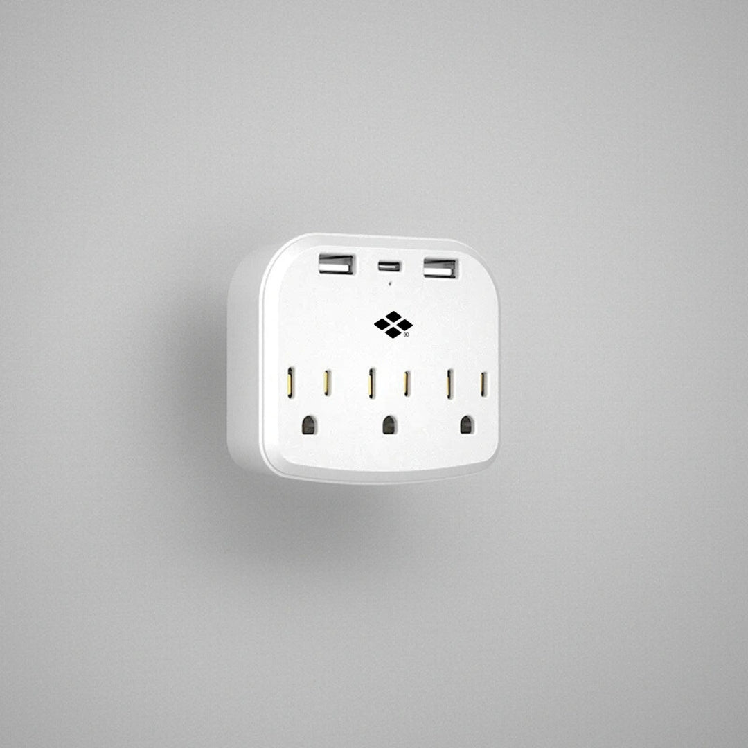 Multicontacto de Pared | 6 Tomas de Corriente