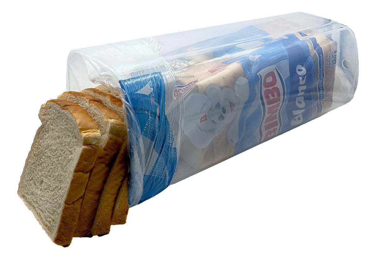Panera Dispensadora | Para Pan de Molde | Color Blanco Liso