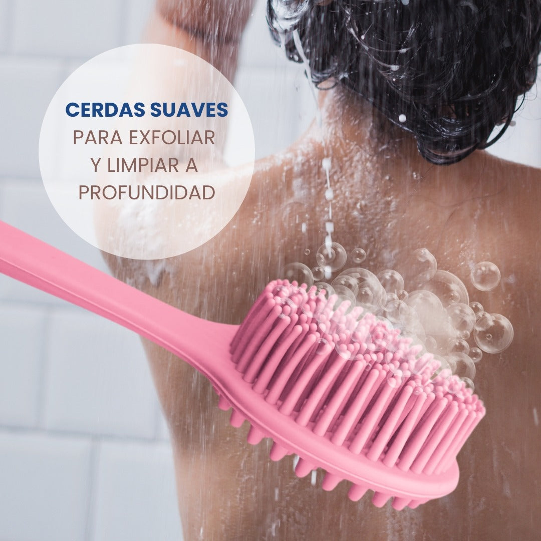 Kit de Cepillos para Ducha | 3 Piezas | Silicona Antideslizante