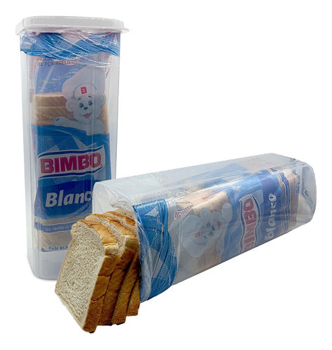 Panera Dispensadora | Para Pan de Molde | Color Blanco Liso