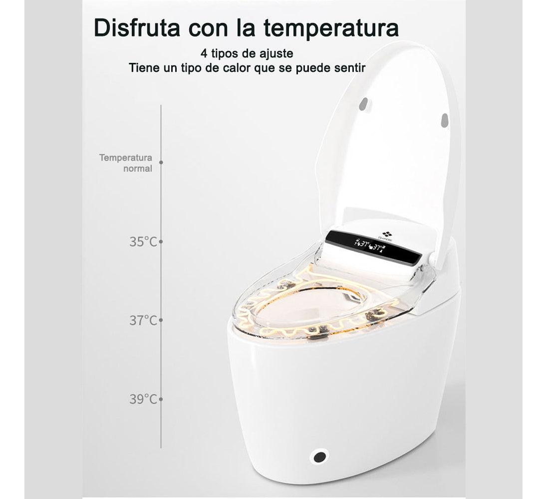 Inodoro Inteligente Automático | 4 en 1 | Smart Toilet Sensoilet | Shinobi