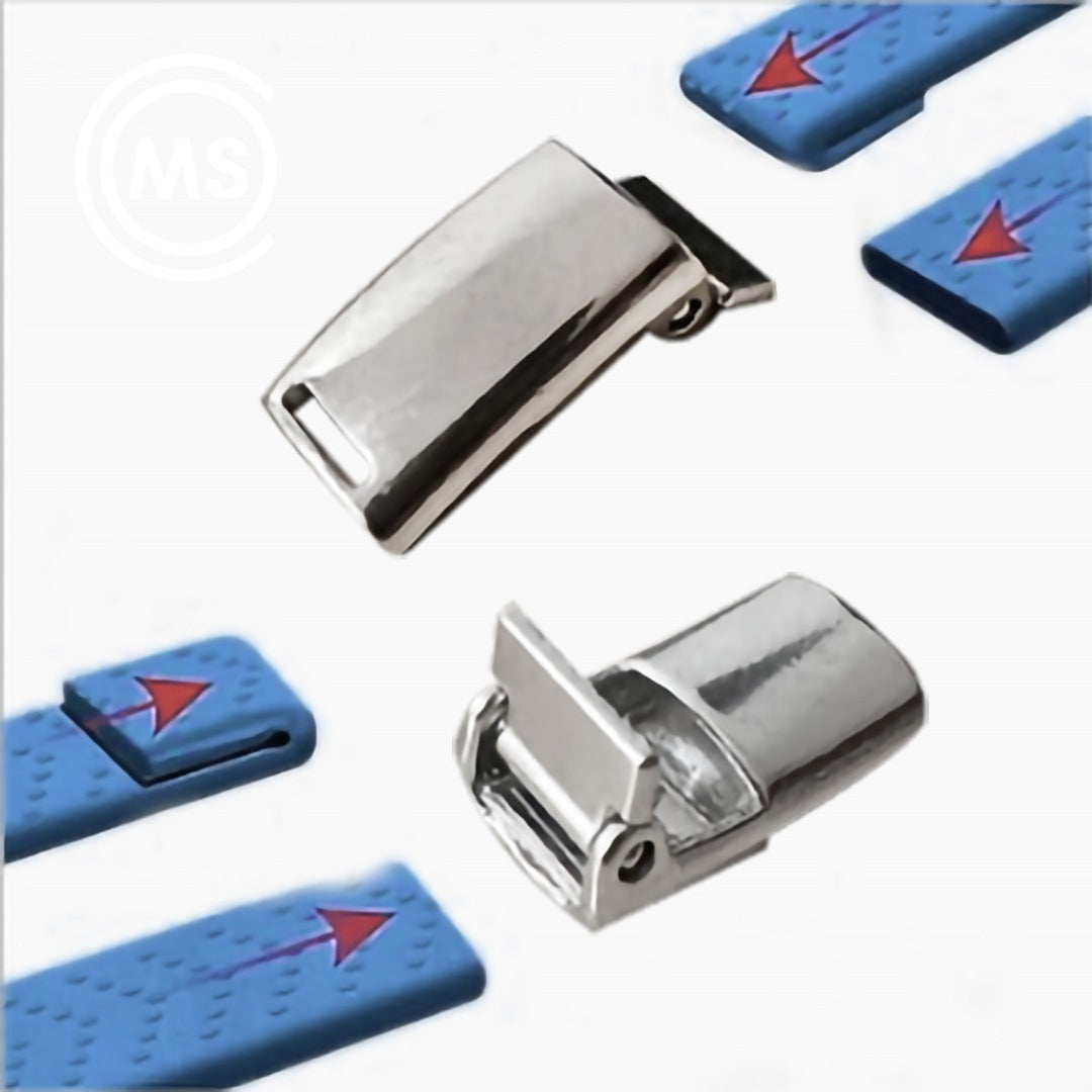 Agujetas Elásticas con Broche de Metal | Para Calzado | 2 Pares