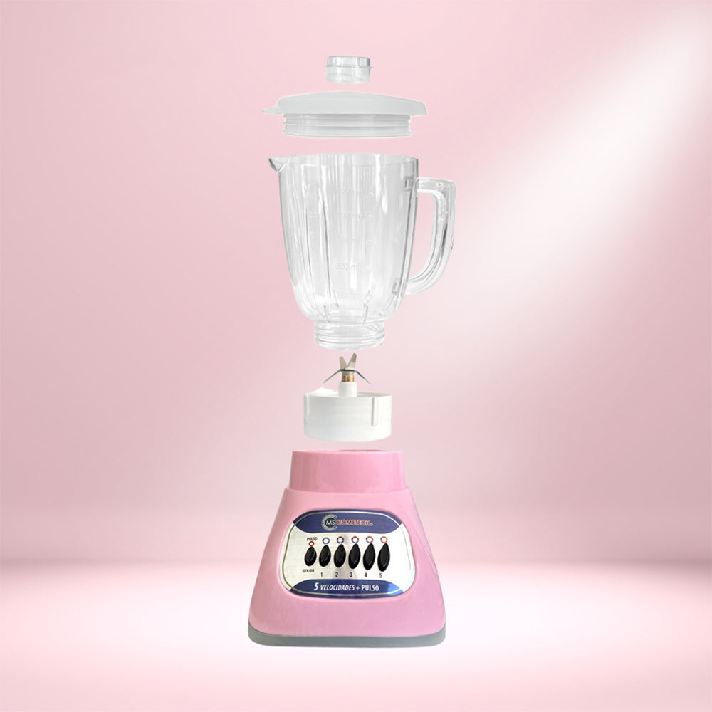 Licuadora HT MX12 | Vaso Poliestireno Cristal | 5 Velocidades