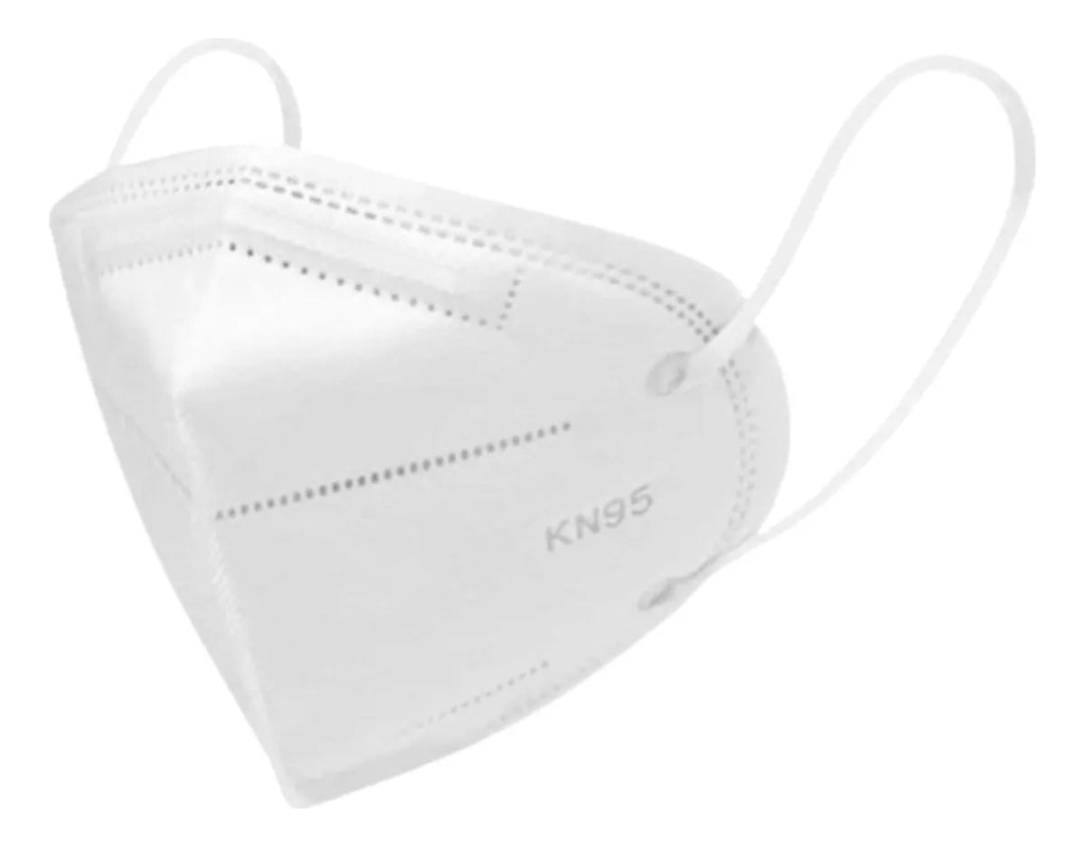 Cubrebocas KN95 Certificado | 5 Capas | 20 Piezas | Blanco
