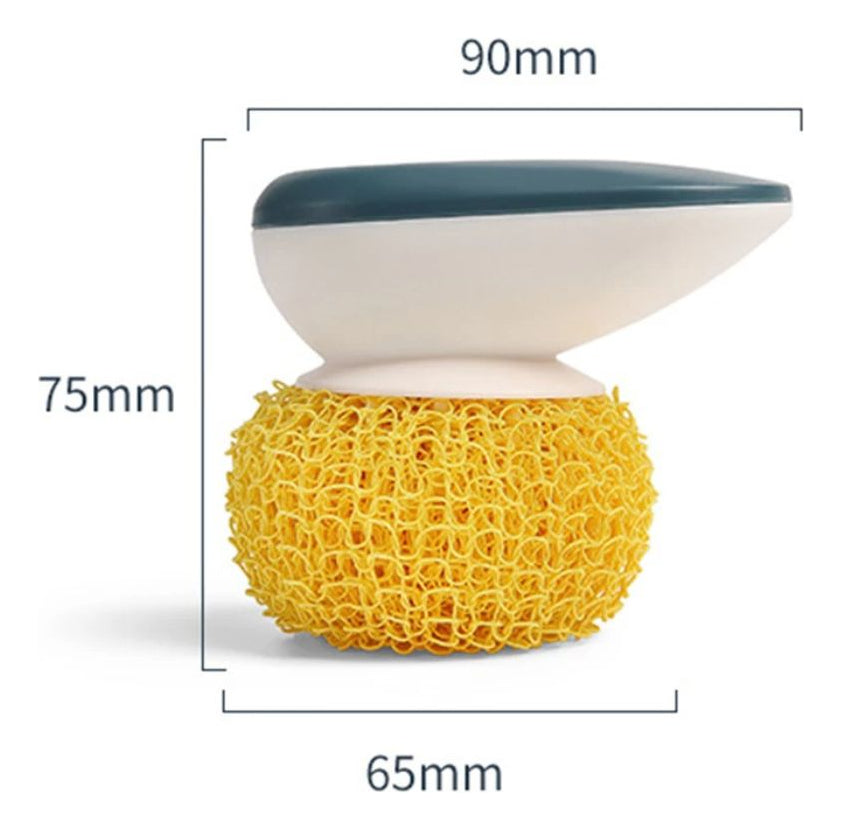 Cepillo Nano Fibra Cocina | Mango Desmontable | Set 3 Piezas