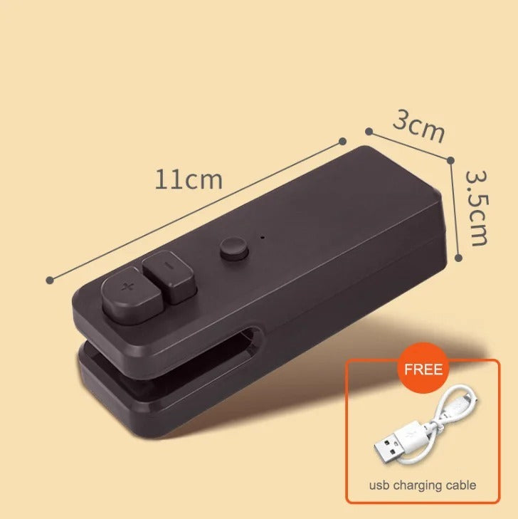 Mini Selladora 2 en 1 | Sella y Corta al Instante | Portátil