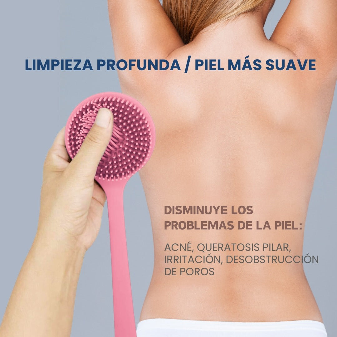 Kit de Cepillos para Ducha | 3 Piezas | Silicona Antideslizante
