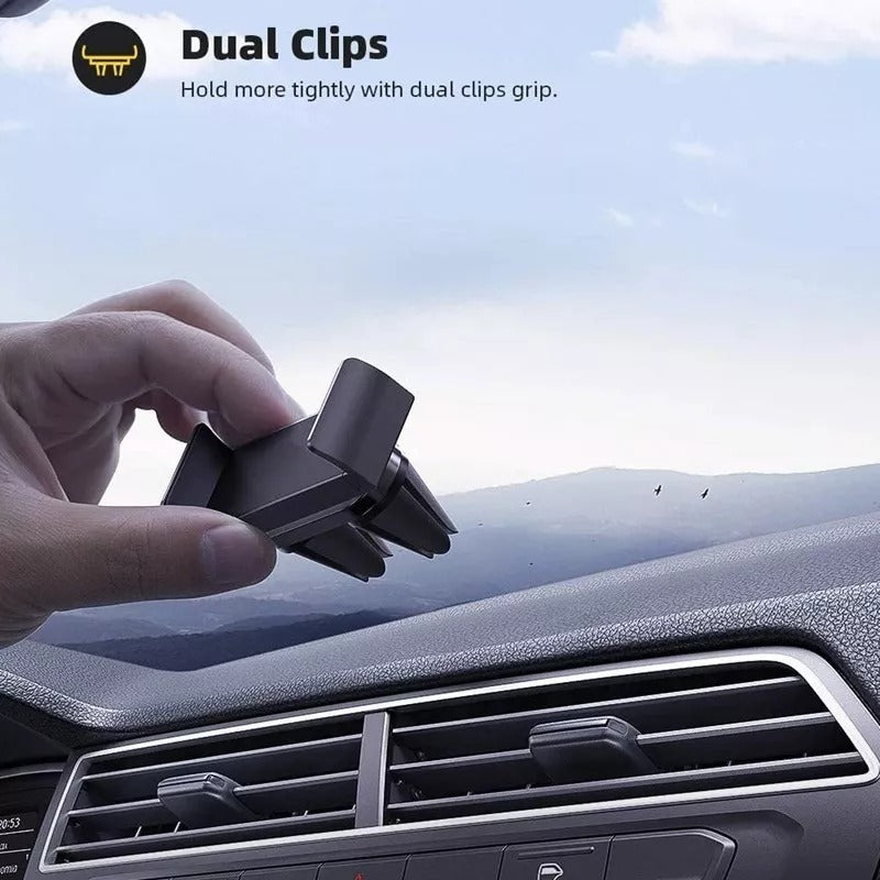Soporte Celular para Auto | Rejilla de Aire | Doble Clip