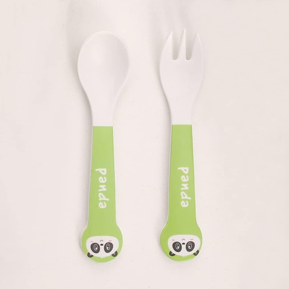 Set De Vajilla 5 Piezas De Fibra De Bambú Para Niños