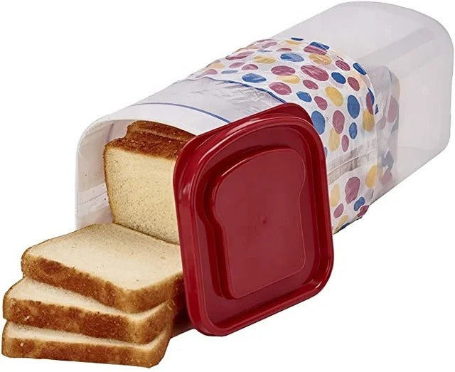 Panera Dispensadora | Para Pan de Molde | Color Blanco Liso