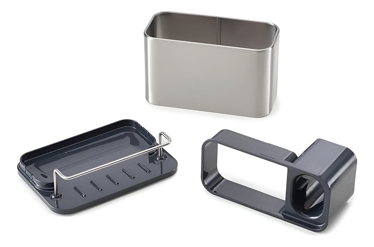 Organizador de Esponja y Jabón | Cocina | Acabado Plata