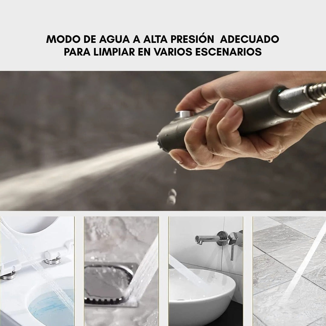 Regadera Tipo Telefono Ducha Ajustable Filtro Antisarro
