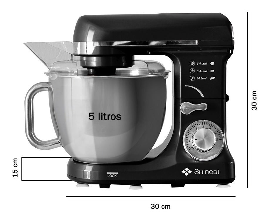 Batidora de Pedestal 3 en 1 | Profesional Petit Silver