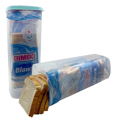 Panera Dispensadora | Para Pan de Molde | Color Blanco Liso