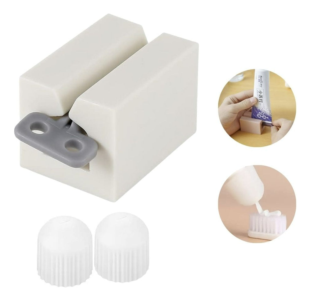 Dispensador de Pasta Dental | Incluye 2 Tapas | Maximizador | MS