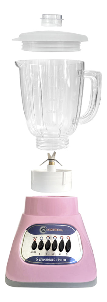 Licuadora HT MX12 | Vaso Poliestireno Cristal | 5 Velocidades