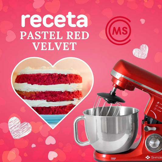 Receta Pastel Red VELVET