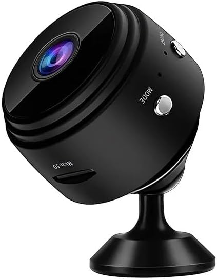 Paquete de 2 Cámaras de Seguridad Shinobi WiFi Mini 1080P HD – Detección de Movimiento, Visión Nocturna– Cámara Espía Inalámbrica Interior/Exterior con Batería Recargable y Control por App