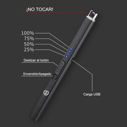 Encendedor Electrónico Recargable USB | Plasma | MS