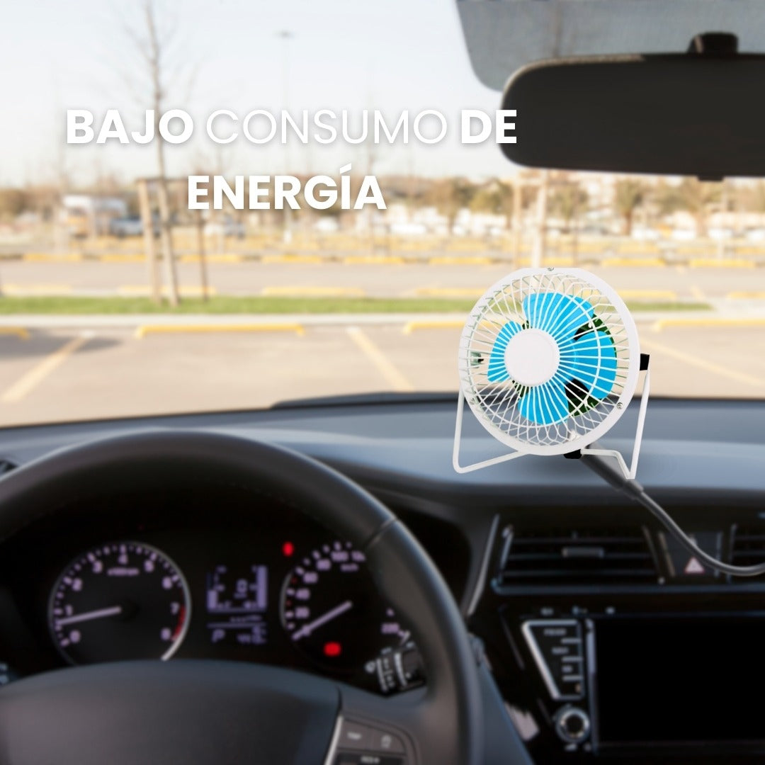 Mini Ventilador Portátil USB | 4 Pulgadas | Mini Fan de Escritorio