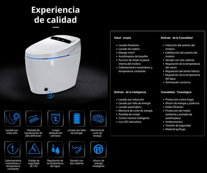 Inodoro Inteligente Automático | 4 en 1 | Smart Toilet Sensoilet | Shinobi