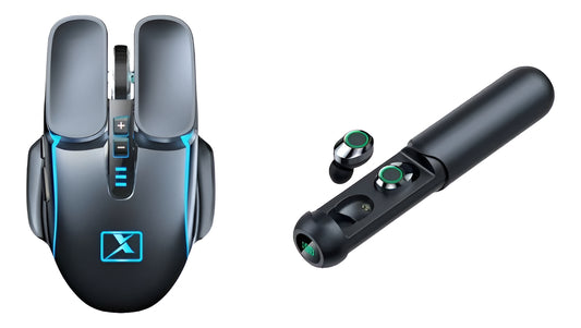 Set Gamer | Audífonos + Mouse Inalámbricos | Bluetooth