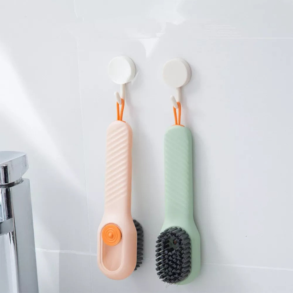 Cepillos para Lavar Tenis | Con Dosificador | 2 Pz | MS