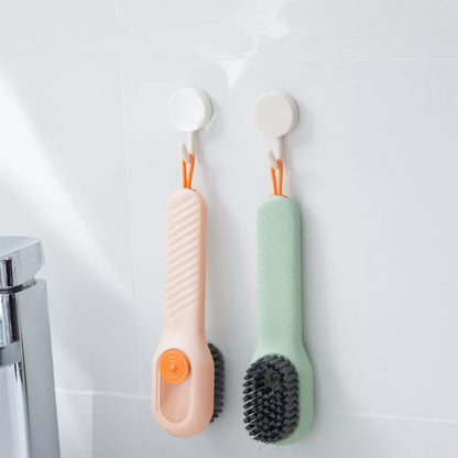 Cepillos para Lavar Tenis | Con Dosificador | 2 Pz | MS