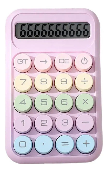 Calculadora Cute Sweet | Teclado Mecánico | LCD 10 Dígitos