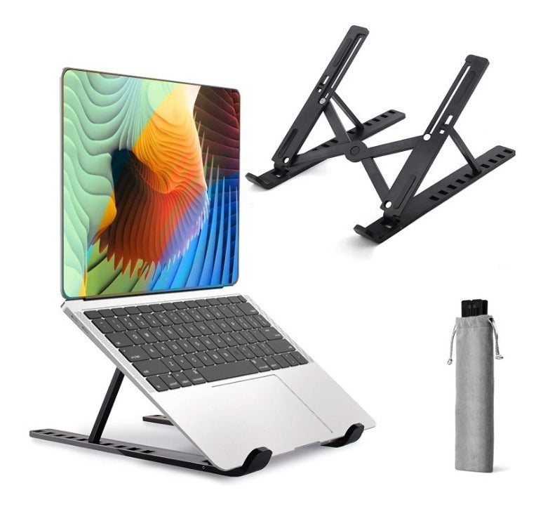 Base para Laptop | Soporte Plegable de Aluminio | Antideslizante