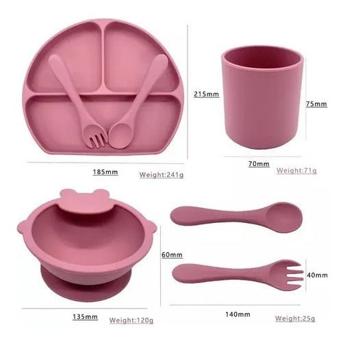 Kit de Alimentación para Bebé | 6 Pzas | BPA Free | Dr Mamila