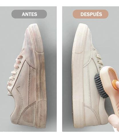 Kit para Lavar Tenis | Cepillo + Agujetas Elásticas