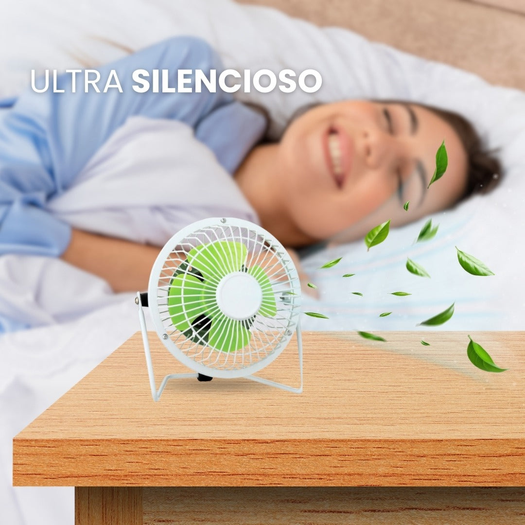 Mini Ventilador Portátil USB | 4 Pulgadas | Mini Fan de Escritorio