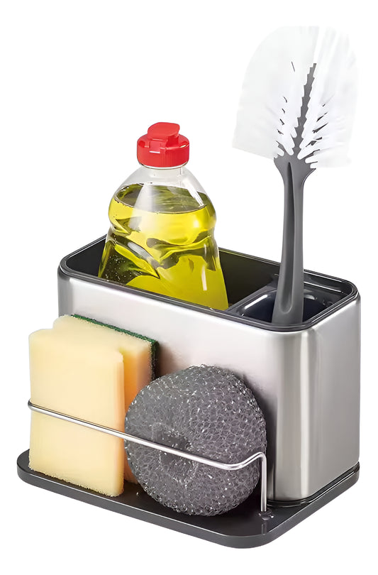 Organizador De Esponja Y Jabón Para Cocina Plata