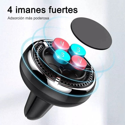 Soporte Celular con Imán | Ventilación + Aromatizante
