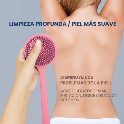 Kit de Cepillos para Ducha | 3 Piezas | Silicona Antideslizante