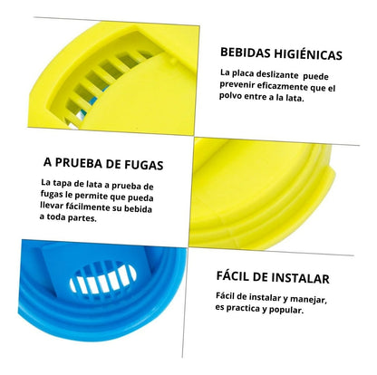 Kit Tapalatas Universal | 3 Piezas | Incluye Popotes