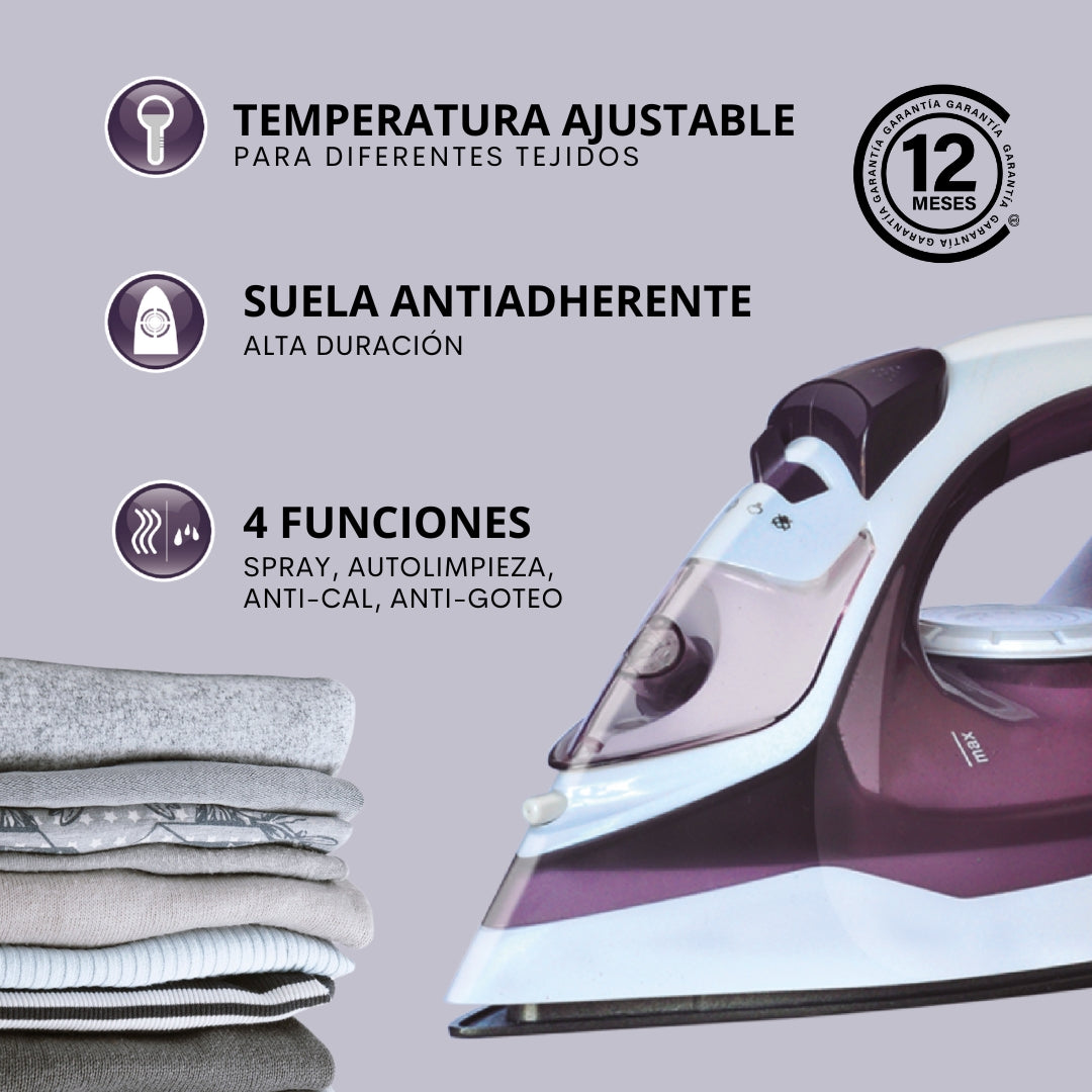 Plancha Inalámbrica MS | Modelo Hometech HT 205
