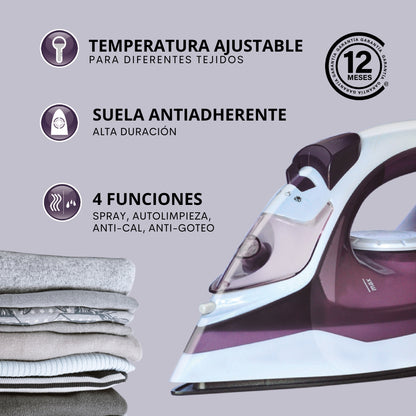 Plancha Inalámbrica MS | Modelo Hometech HT 205