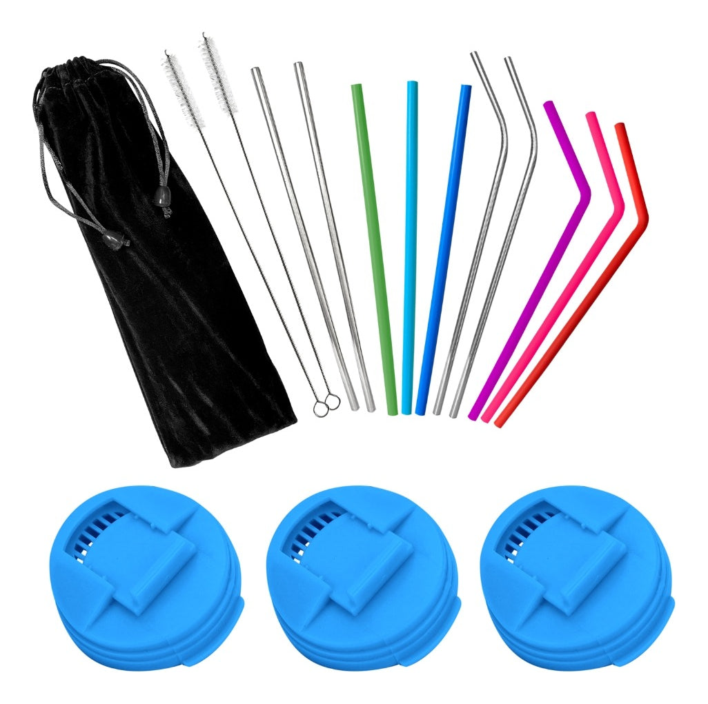 Kit Tapalatas Universal | 3 Piezas | Incluye Popotes
