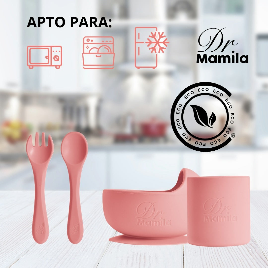 Kit de Alimentación para Bebé | 6 Pzas | BPA Free | Dr Mamila