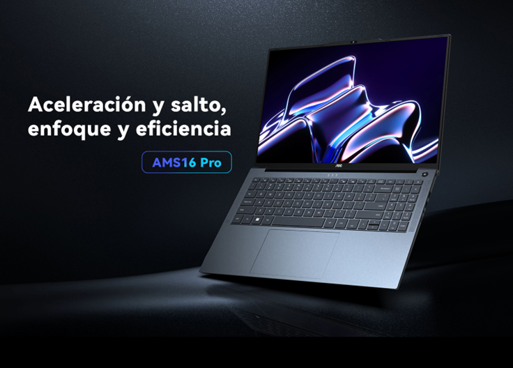 LAPTOP AOC AMS16 AMD RYZEN 7 7735HS 16GB RAM, 512GB SSD, 16" WINDOWS 11