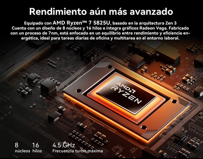 LAPTOP AOC AP15PRO AMD RYZEN 7 5825U 16 GB RAM, 512GB SSD, 15.6", WINDOWS 11