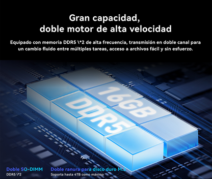 LAPTOP AOC AMS16 AMD RYZEN 7 7735HS 16GB RAM, 512GB SSD, 16" WINDOWS 11